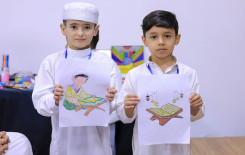 المَجمَع العلميّ يشرك طلبة الدورات الصيفية في فقرة تعلم الرسم