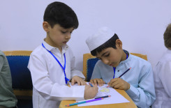 المَجمَع العلميّ يشرك طلبة الدورات الصيفية في فقرة تعلم الرسم