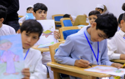 المَجمَع العلميّ يشرك طلبة الدورات الصيفية في فقرة تعلم الرسم