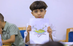 المَجمَع العلميّ يشرك طلبة الدورات الصيفية في فقرة تعلم الرسم