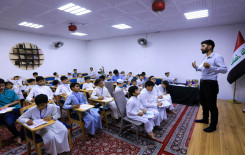 المَجمَع العلميّ يشرك طلبة الدورات الصيفية في فقرة تعلم الرسم