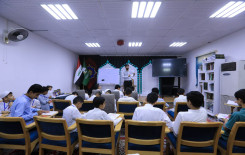 المَجمَع العلميّ يشرك طلبة الدورات الصيفية في فقرة تعلم الرسم