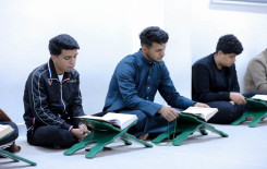 ضمن ختماته المتنوعة ..  المَجمَع العلميّ يقيم ختمة رمضانية لطلبة جامعة كربلاء