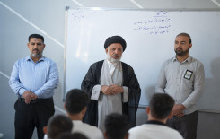 المَجمَع العلميّ يباشر بمحاضراته القرآنية في مدارس قضاء الهندية شرقي كربلاء