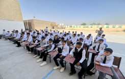 المَجمَع العلميّ يباشر بمحاضراته القرآنية في مدارس قضاء الهندية شرقي كربلاء