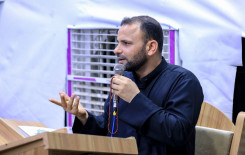 المحطات التعليمية في طريق النجف – كربلاء تشهد إقامة محاضرة توعوية للزائرين