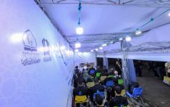 المحطات التعليمية في طريق النجف – كربلاء تشهد إقامة محاضرة توعوية للزائرين