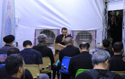 المحطات التعليمية في طريق النجف – كربلاء تشهد إقامة محاضرة توعوية للزائرين