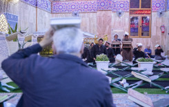 المَجمَع العلميّ يحيي ليالي القدر المباركة في مقام الإمام المنتظر (عج)