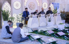 المَجمَع العلميّ يحيي ليالي القدر المباركة في مقام الإمام المنتظر (عج)