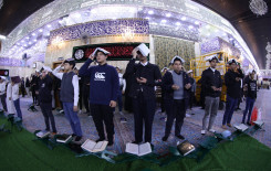 المجمع العلمي يحيي ليلة القدر الأولى في مقام الإمام المهدي (عجل الله فرجه)