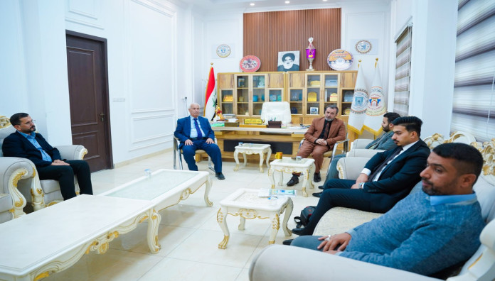 المَجمَع العلميّ يبحث إطلاق أنشطة قرآنية مشتركة مع الجامعة الإسلامية في بابل