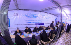 المَجمَع العلميّ يباشر تعليم زائري الأربعين في محور كربلاء ـ بابل