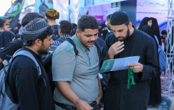 المَجمَع العلميّ يباشر تعليم زائري الأربعين في محور كربلاء ـ بابل