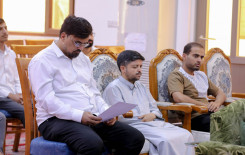 المَجمَع العلمي يعقد جلسة حوارية مع أساتذة التحفيظ في كربلاء والمحافظات