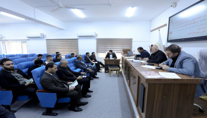 المَجمَع العلميّ يقيم مسابقة في التلاوة والحفظ لطلبة كلية التمريض في جامعة كربلاء