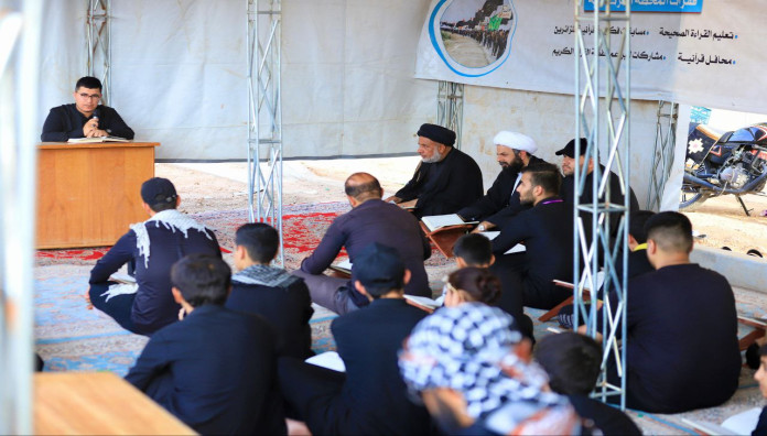 ضمن نشاطاته المتنوعة.. المَجمَع العلميّ ينظّم محفلاً قرآنيًا للزائرين في قضاء الهندية