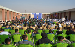 المجمع العلمي يقيم محفلًا قرآنيًا ضمن المشروع القرآني في مدارس بابل.