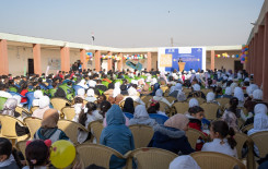 المجمع العلمي يقيم محفلًا قرآنيًا ضمن المشروع القرآني في مدارس بابل.