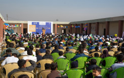 المجمع العلمي يقيم محفلًا قرآنيًا ضمن المشروع القرآني في مدارس بابل.