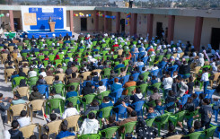 المجمع العلمي يقيم محفلًا قرآنيًا ضمن المشروع القرآني في مدارس بابل.