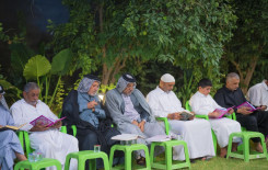 المَجمَع العلميّ يواصلُ إقامةَ مشروعه (بَرّوا أمواتَكم بالقرآن) في قضاء الهندية