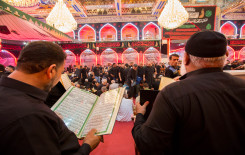 معهد القرآن الكريم يهدي أكثر من عشر ختمات قرآنية للإمام الحسين وأخيه أبي الفضل العباس عليهما السلام