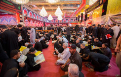 معهد القرآن الكريم يهدي أكثر من عشر ختمات قرآنية للإمام الحسين وأخيه أبي الفضل العباس عليهما السلام