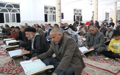 ختمة قرآنية موحدة ينظمها معهد القرآن الكريم بمشاركة طلبة قضاء الهندية وأساتذته