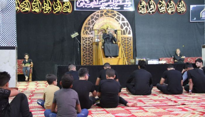 قرّاء معهد القرآن الكريم فرع الهندية يشاركون في افتتاح المجالس الحسينية