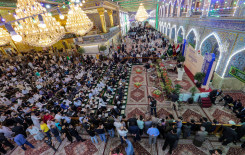 أمسية قرآنية ضمن فعاليات مهرجان ربيع الشهادة العالمي الخامس عشر وسط الصحن العباسي المطهر