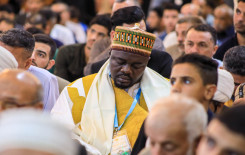 أمسية قرآنية ضمن فعاليات مهرجان ربيع الشهادة العالمي الخامس عشر وسط الصحن العباسي المطهر