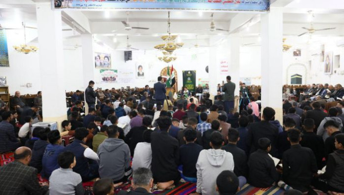 قضاء آل بدير في الديوانية يحتضن منابر النور وسط حضور كبير