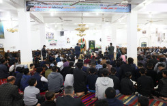 قضاء آل بدير في الديوانية يحتضن منابر النور وسط حضور كبير