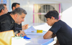 المحطات القرآنية في محور كربلاء - النجف تشهد إقبالاً كبيراً من قبل الزائرين