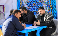 المحطات القرآنية في محور كربلاء - النجف تشهد إقبالاً كبيراً من قبل الزائرين