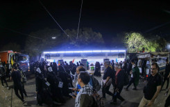 المحطات القرآنية في محور كربلاء - النجف تشهد إقبالاً كبيراً من قبل الزائرين