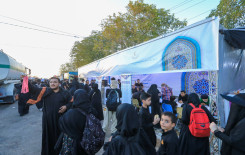 المحطات القرآنية في محور كربلاء - النجف تشهد إقبالاً كبيراً من قبل الزائرين