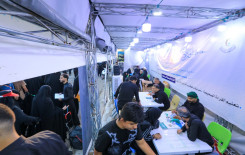 المحطات القرآنية في محور كربلاء - النجف تشهد إقبالاً كبيراً من قبل الزائرين