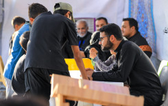 المحطات القرآنية في محور كربلاء - النجف تشهد إقبالاً كبيراً من قبل الزائرين