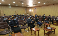 في ذكرى استشهاد ام أبيها فرع النجف يستذكر سيرتها العطرة بمحاضرة دينية