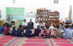 مشروع الدورات القرآنية الصيفية يصل الى المناطق النائية في اقضية ونواحي النجف الأشرف