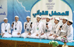 للعام الثالث على التوالي, طلبة أمير القراء يصدحون بأصواتهم العذبة في باحة القرآن الناطق (ع)