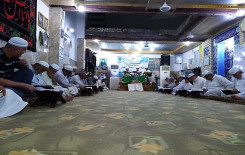 المؤمنون يحتشدون حول مائدة الرحمن في الختمات القرآنية الرمضانية الموزعة على مناطق العاصمة بغداد