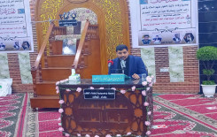 تزامنًا مع ولادة الإمام الجواد (عليه السلام) فرع بغداد يقيم محفلاً قرآنيًا في جانب الكرخ