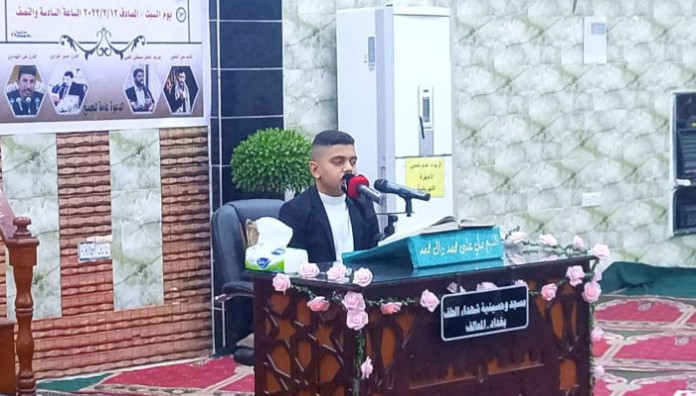 تزامنًا مع ولادة الإمام الجواد (عليه السلام) فرع بغداد يقيم محفلاً قرآنيًا في جانب الكرخ