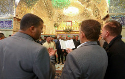 طلبة دورات معهد القرآن الكريم يتشرفون بزيارة العتبة العسكرية المقدسة