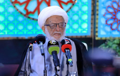 صاحب (تفسير المعين) محاضرًا للندوة القرآنية التي أقامها فرع المعهد في بغداد