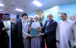 صاحب (تفسير المعين) محاضرًا للندوة القرآنية التي أقامها فرع المعهد في بغداد