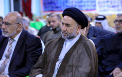 صاحب (تفسير المعين) محاضرًا للندوة القرآنية التي أقامها فرع المعهد في بغداد